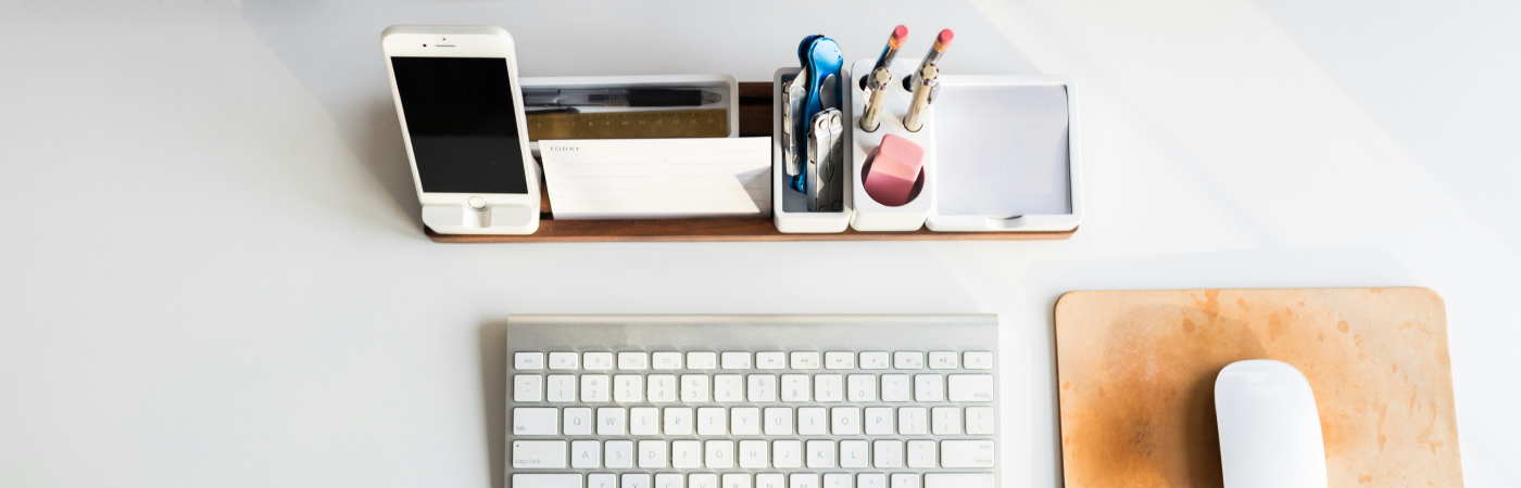 Bureau bien rangé