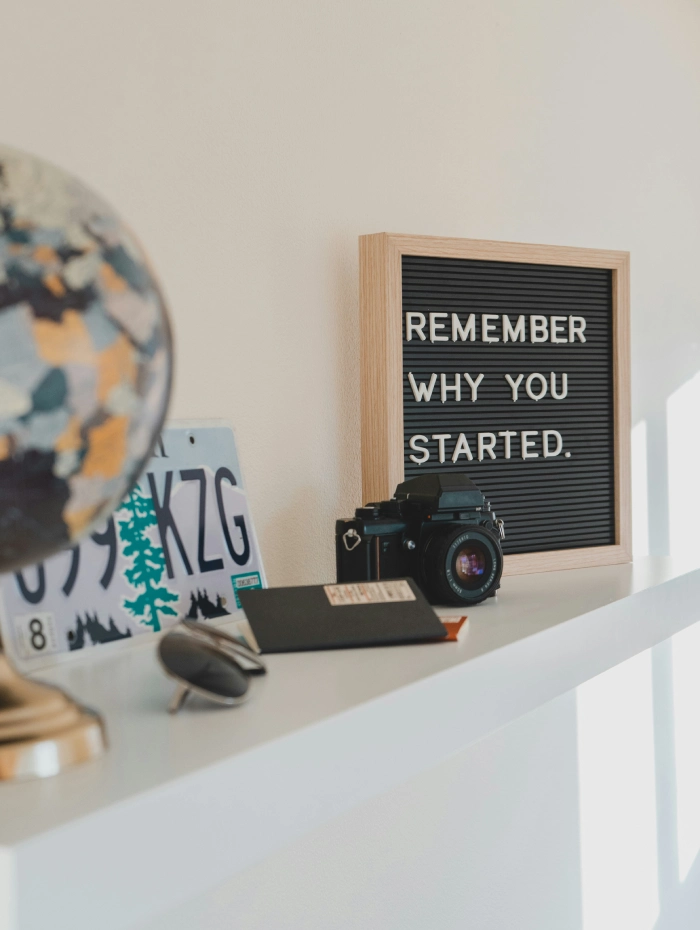 Image inspirante pour Vision Board